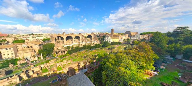 Posti Romantici Roma - Panorama Palatino