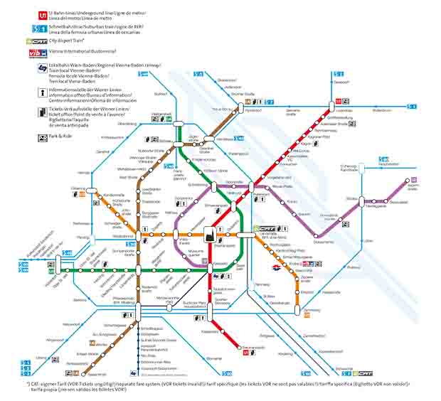 Cartina Trasporti Vienna